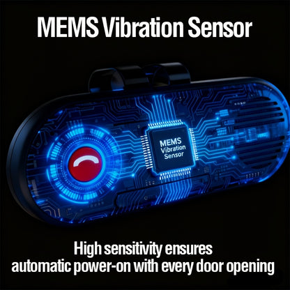 Wireless B/T 5.0 Car Speakerphone - Visor Clip Hands-Free Kit with Motion Auto On/Off, Dual 2W HD Speakers, Siri/Google Assistant Support, Enhanced Volume & 30H Battery for Older Cars (No Built-in Bluetooth)